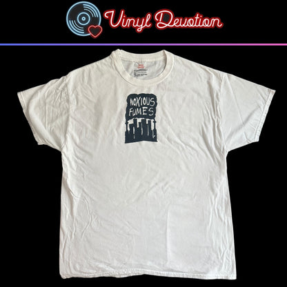 Noxious Fumes Punk Band White T-Shirt Size XL Subvert