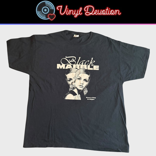 Black Marble Band Twiggy T-Shirt Size XL Coldwave Synth-Pop Post-Punk
