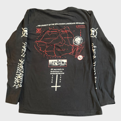 Ames Sanglantes Chindia Tower Impalements Long Sleeve T-Shirt Size M Hospital Productions Prurient
