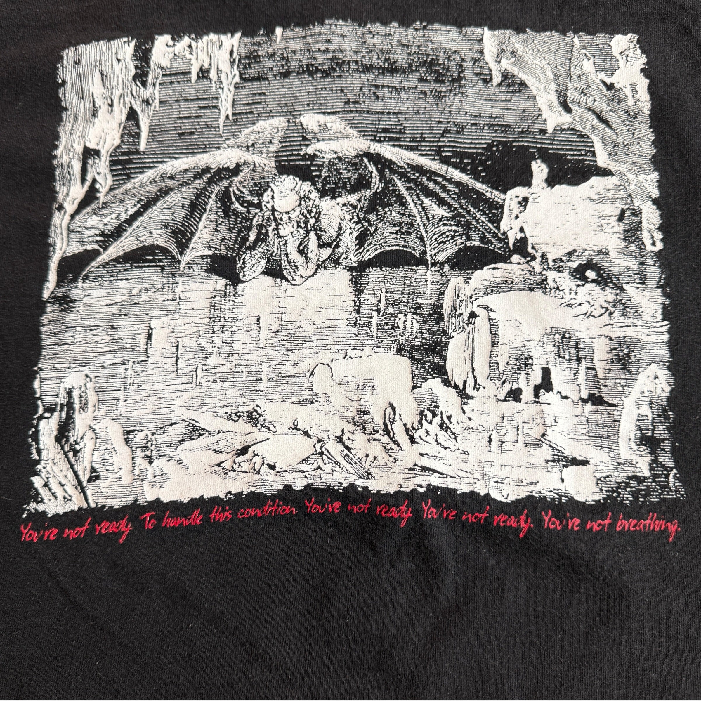 Blessing the Hogs Band Self Titled 2001 Tour Vintage T-Shirt Size