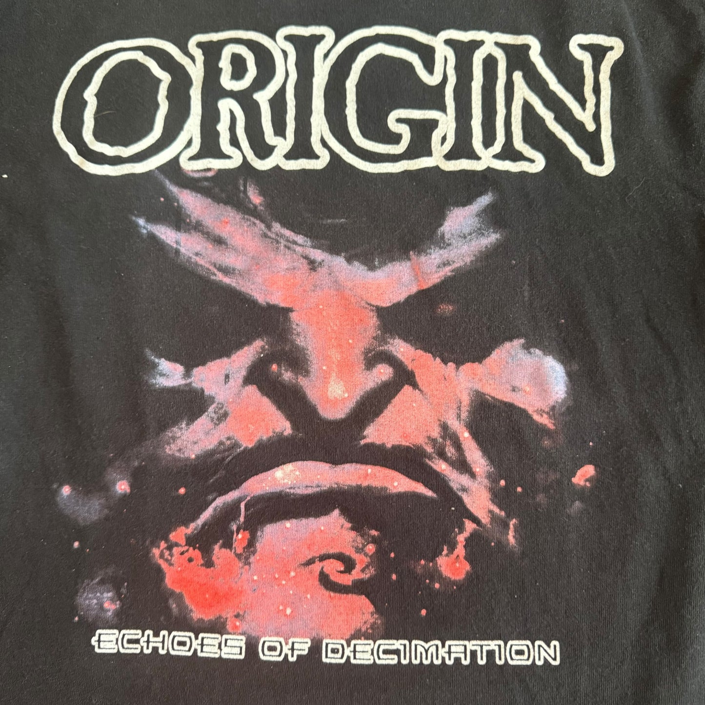 Origin Technical Death Metal Band Echoes Of Decimation Vintage T-Shirt Size S