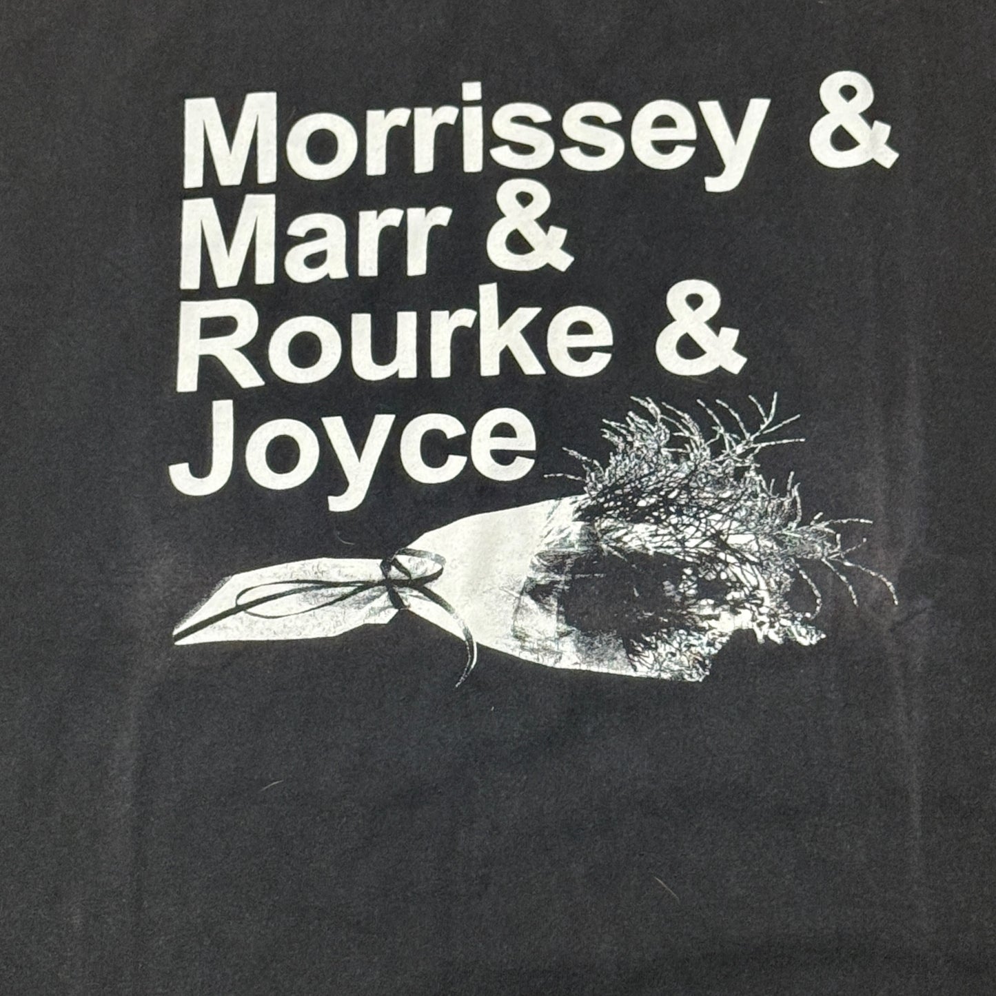 The Smiths Band Morrissey, Marr, Rourke, Joyce Cut Sleeves T-Shirt Size L