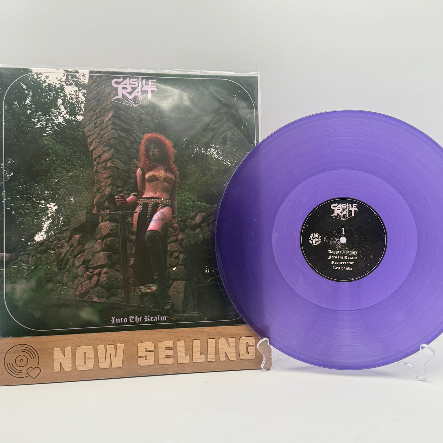 Castle Rat - Into The Realm Vinyl LP Transparent Purple