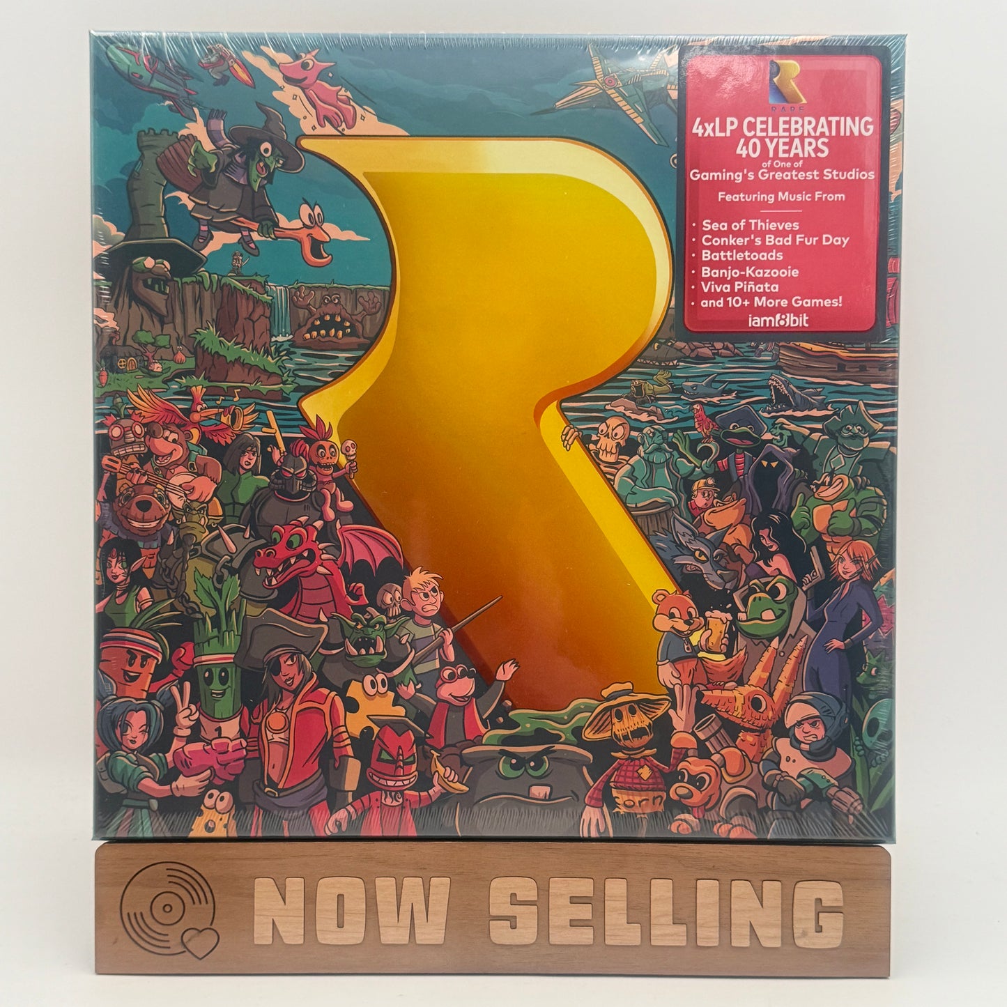 Rare 40th Anniversary Vinyl Box Set Blue Yellow SEALED Conker's Bad Fur Day Battletoads