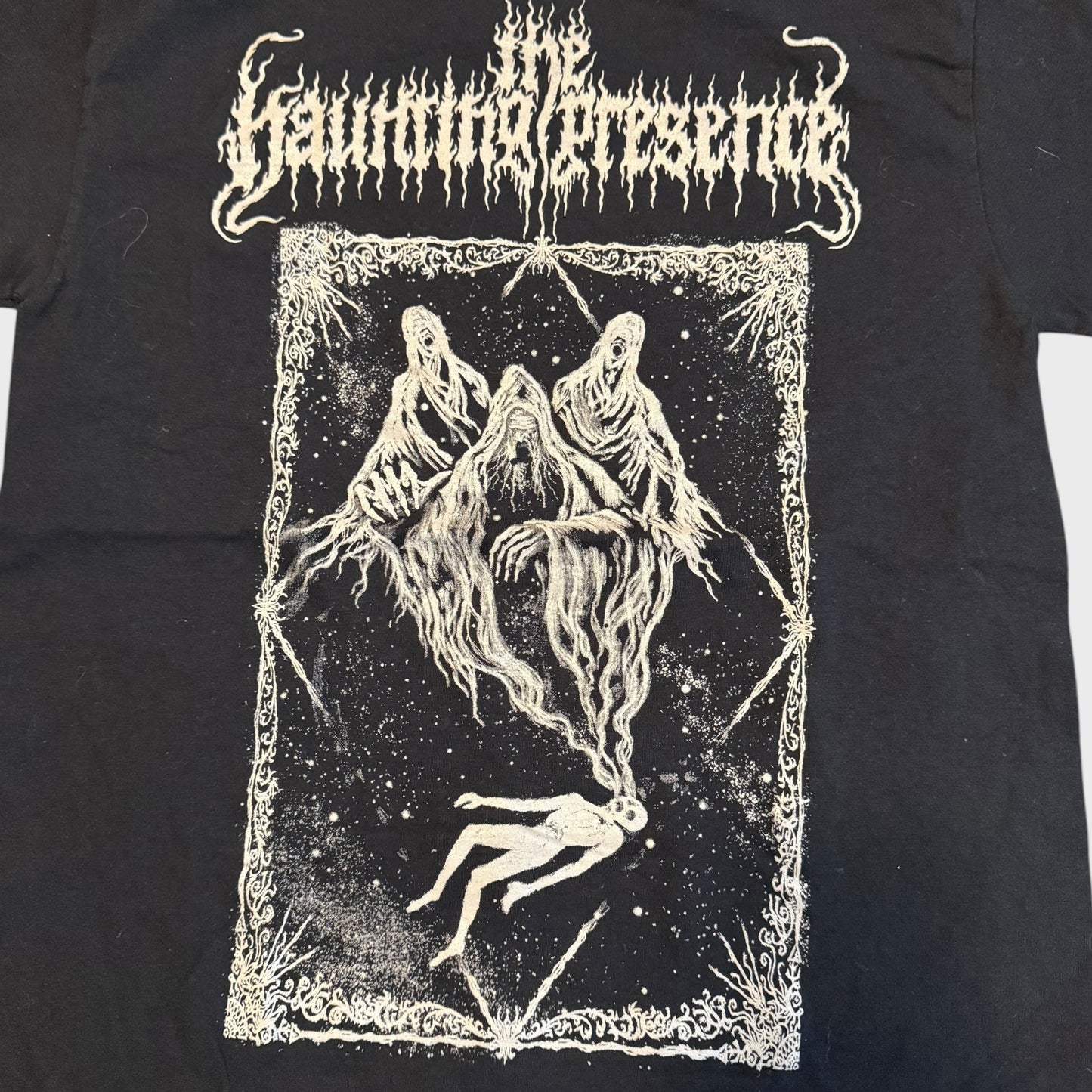 The Haunting Presence Band Spirits T-Shirt Size S Black Death Metal