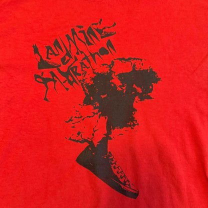 Landmine Marathon Band Vintage Red T-Shirt Size S