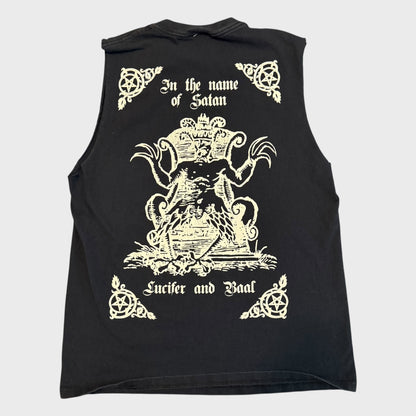 Inquisition Band Into The Infernal Regions Of The Ancient Cult Cut Sleeves T-Shirt Size M