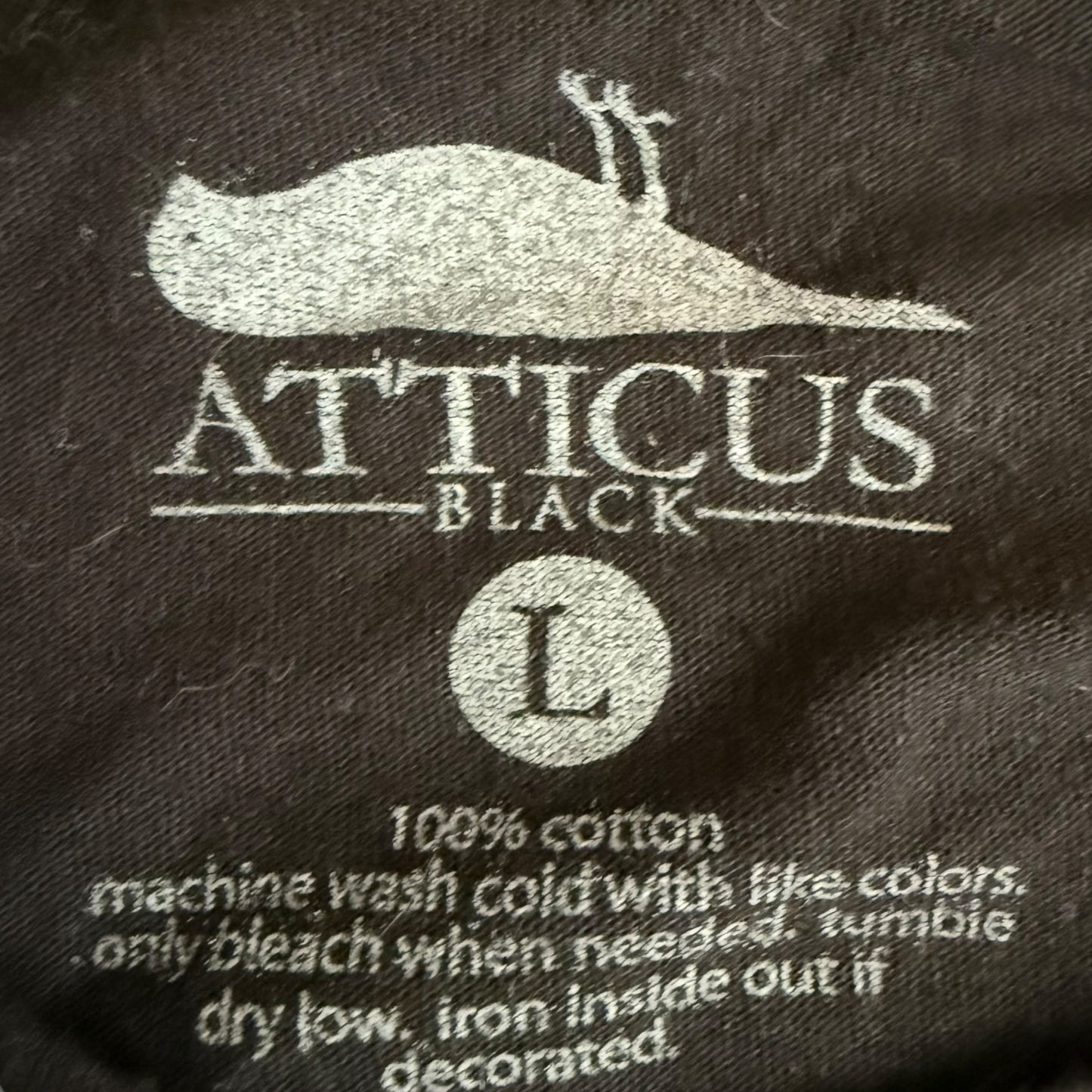 The Ghost Inside Band Limited Edition Signature Series Atticus Clothing T-Shirt Size L
