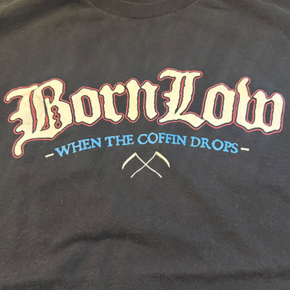 Born Low Hardcore Band When The Coffin Drops T-Shirt Size XL Reaper Records Terror