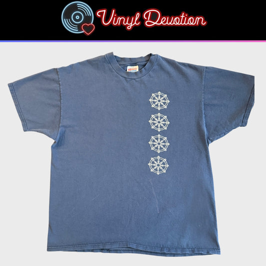 Second Coming Bay Area Hardcore Band Blue 90s Vintage T-Shirt Size XL Breakaway
