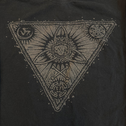 Pyramids Band Self Titled Vintage Long Sleeve T-Shirt Size L Split Cranium RX Bandits Mamiffer