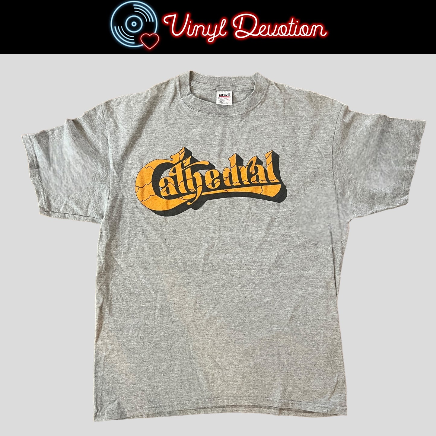 Cathedral UK Doom Metal Band Vintage 90s T-Shirt Size XL
