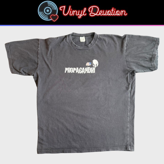 Propagandhi Band George Orwell Animal Farm 90s Vintage T-Shirt Size XL