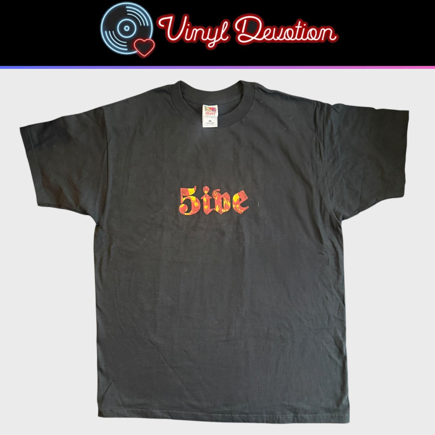 5ive Band The Telestic Disfracture 2001 Vintage T-Shirt Size XL Palms Gozu ISIS The Band