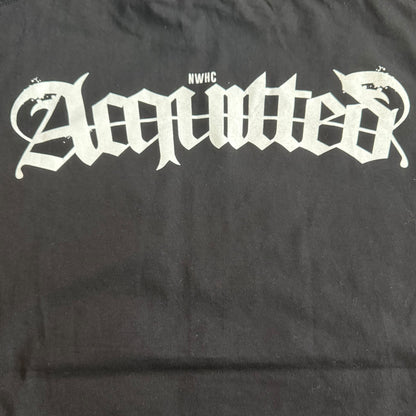 Acquitted Hardcore Band Big "a" T-Shirt Size XL