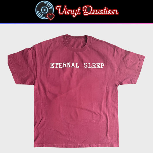 Eternal Sleep Band Call Designd To Destroy Your Love Maroon T-Shirt Size XL