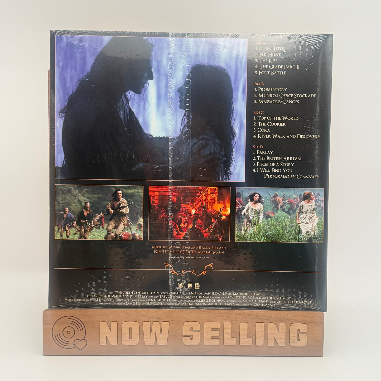 The Last Of The Mohicans Soundtrack Vinyl LP Camouflage Green SEALED Trevor Jones Randy Edelma