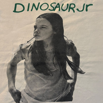 Dinosaur Jr Band Vintage Green Mind 1992 Tour White T-Shirt Size XL Single Stitch READ