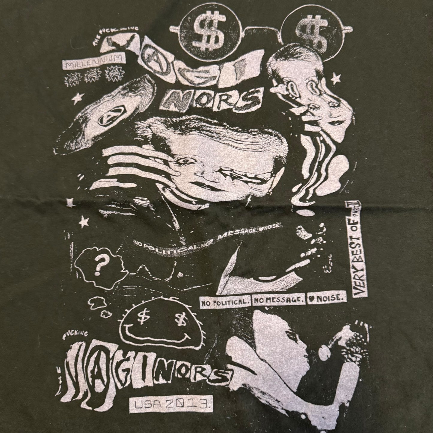 Vaginors Band 2013 US Tour T-Shirt Size L