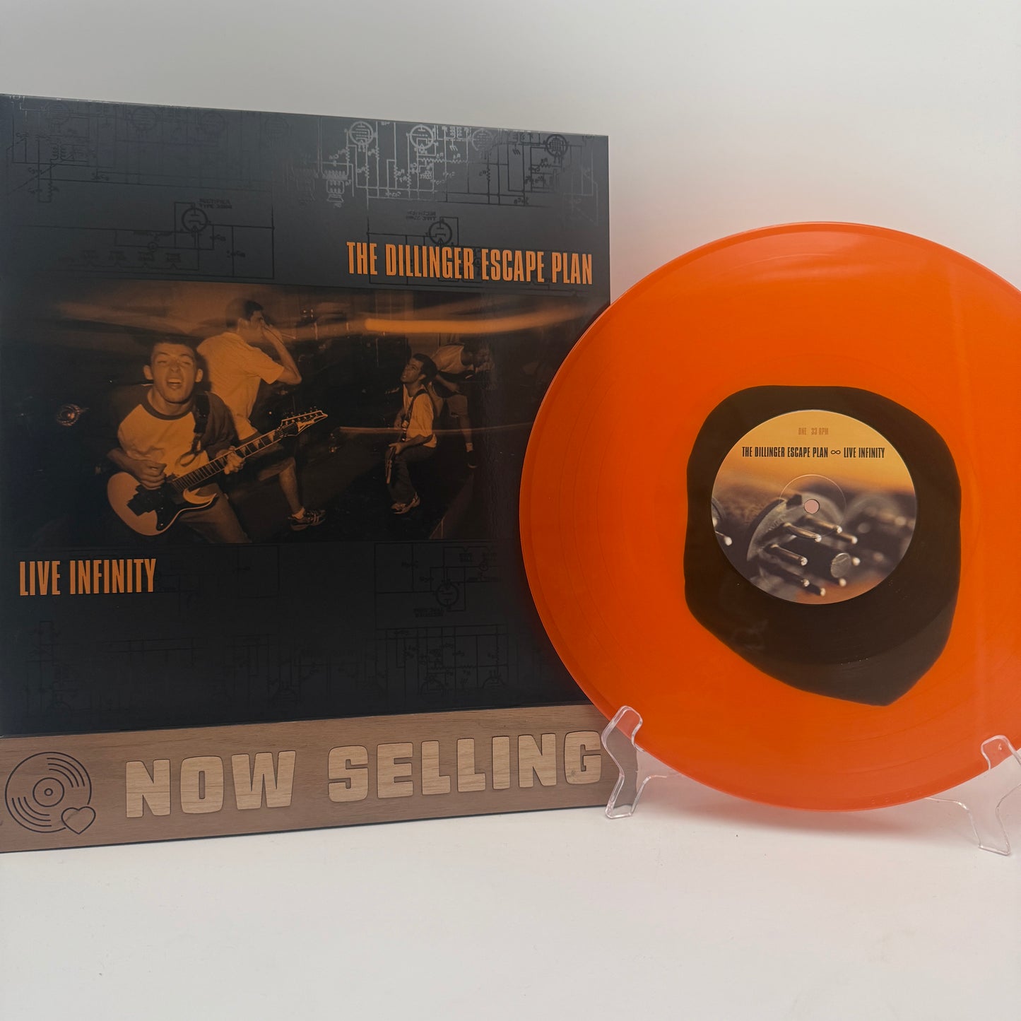 The Dillinger Escape Plan - Live Infinity Vinyl LP Black In Orange Calculating Infinity