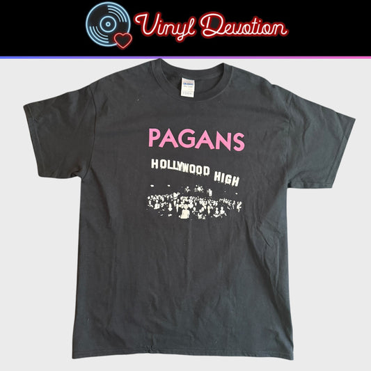 Pagans Band Hollywood High T-Shirt Size L Mike Hudson