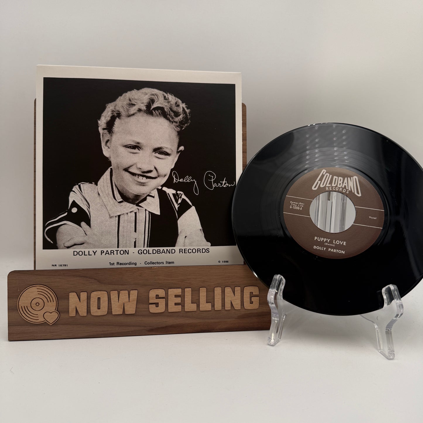 Dolly Parton - Puppy Love Vinyl 7" Goldband Records 1st Recording Collectors Item RSD 2017