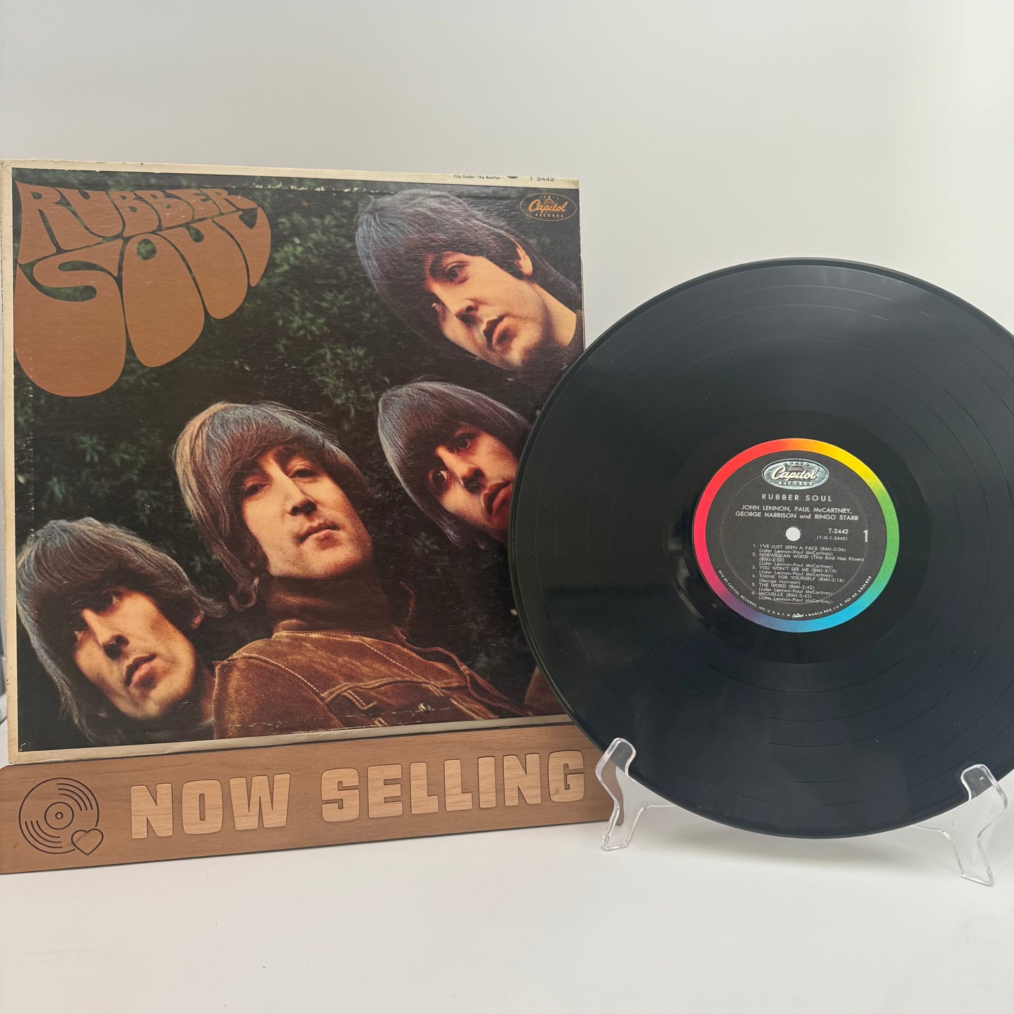 The Beatles - Rubber Soul Vinyl LP Mono US Original 1st Press T-2442 RCA