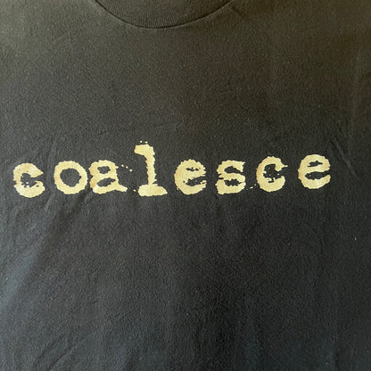 Coalesce Band Self Titled 1996 Vintage T-Shirt Size XL Second Nature Single Stitch