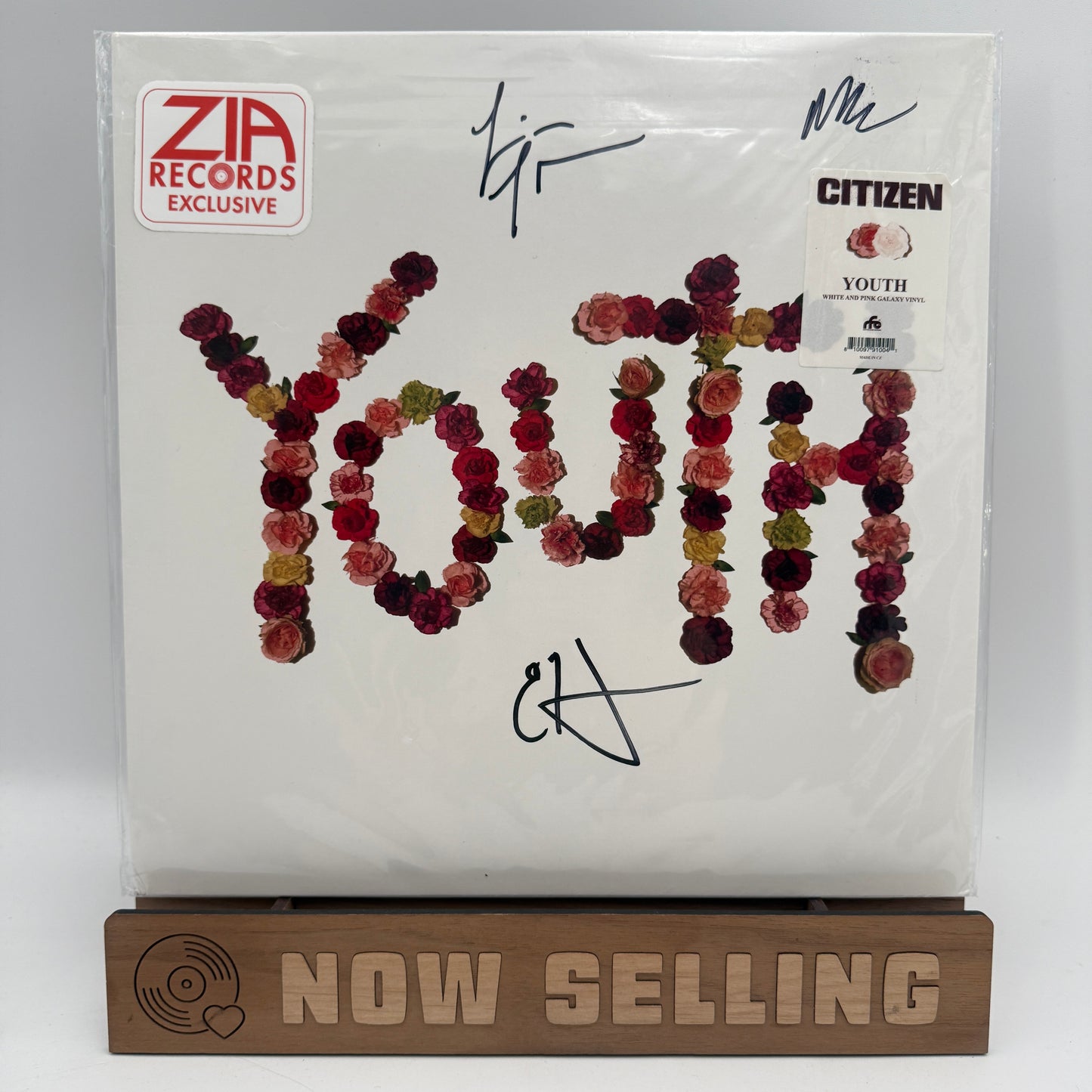 Citizen - Youth Vinyl LP White Pink Galaxy SIGNED