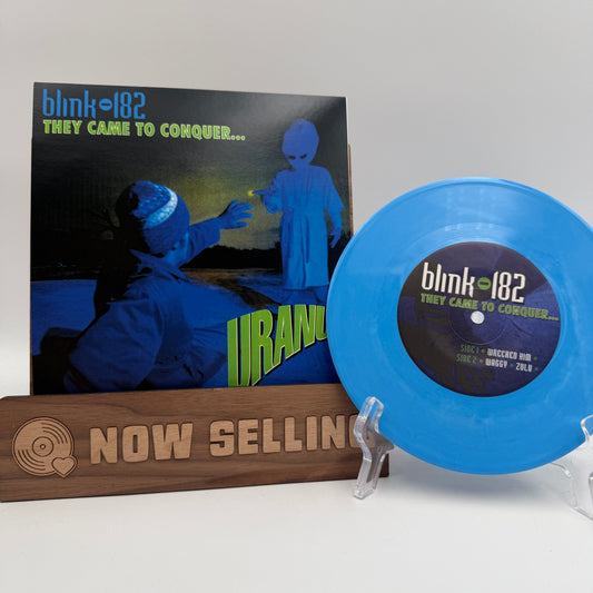 Blink-182 - They Came To Conquer Uranus Vinyl 7" Reissue Blue Marbled Numbered