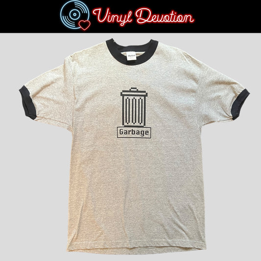 Garbage Band 90s Vintage T-Shirt Size L Signed By Butch Vig, Dan & Duke