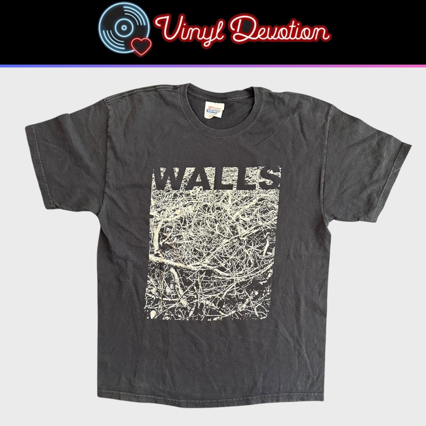 Walls Seattle Hardcore Band Stare At The Walls T-Shirt Size L