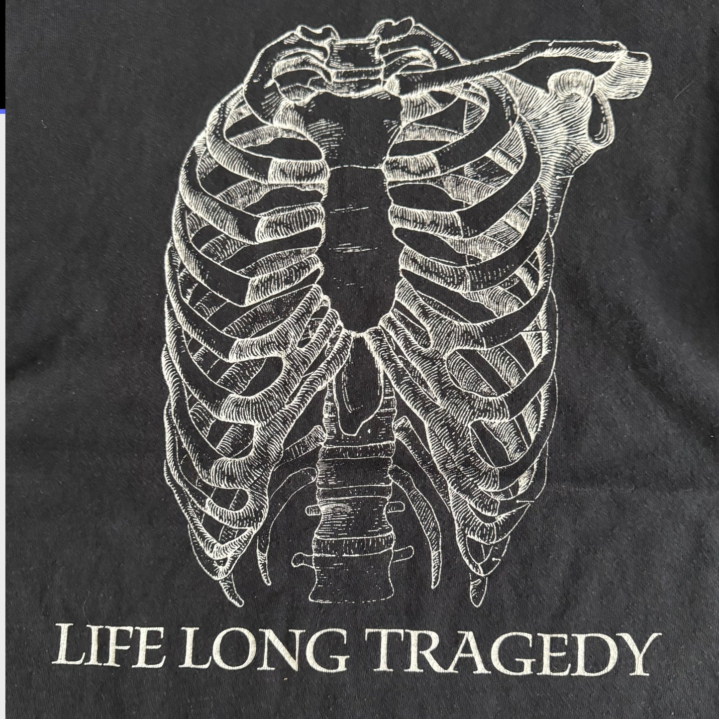 Life Long Tragedy Band Rib Cage Vintage T-Shirt Size S
