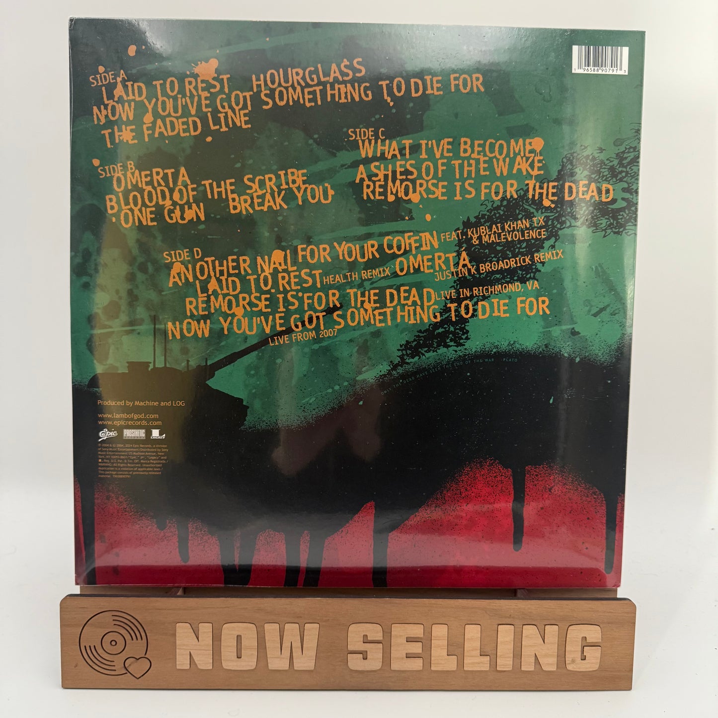 Lamb Of God - Ashes Of The Wake Vinyl LP SEALED 20th Anniversary