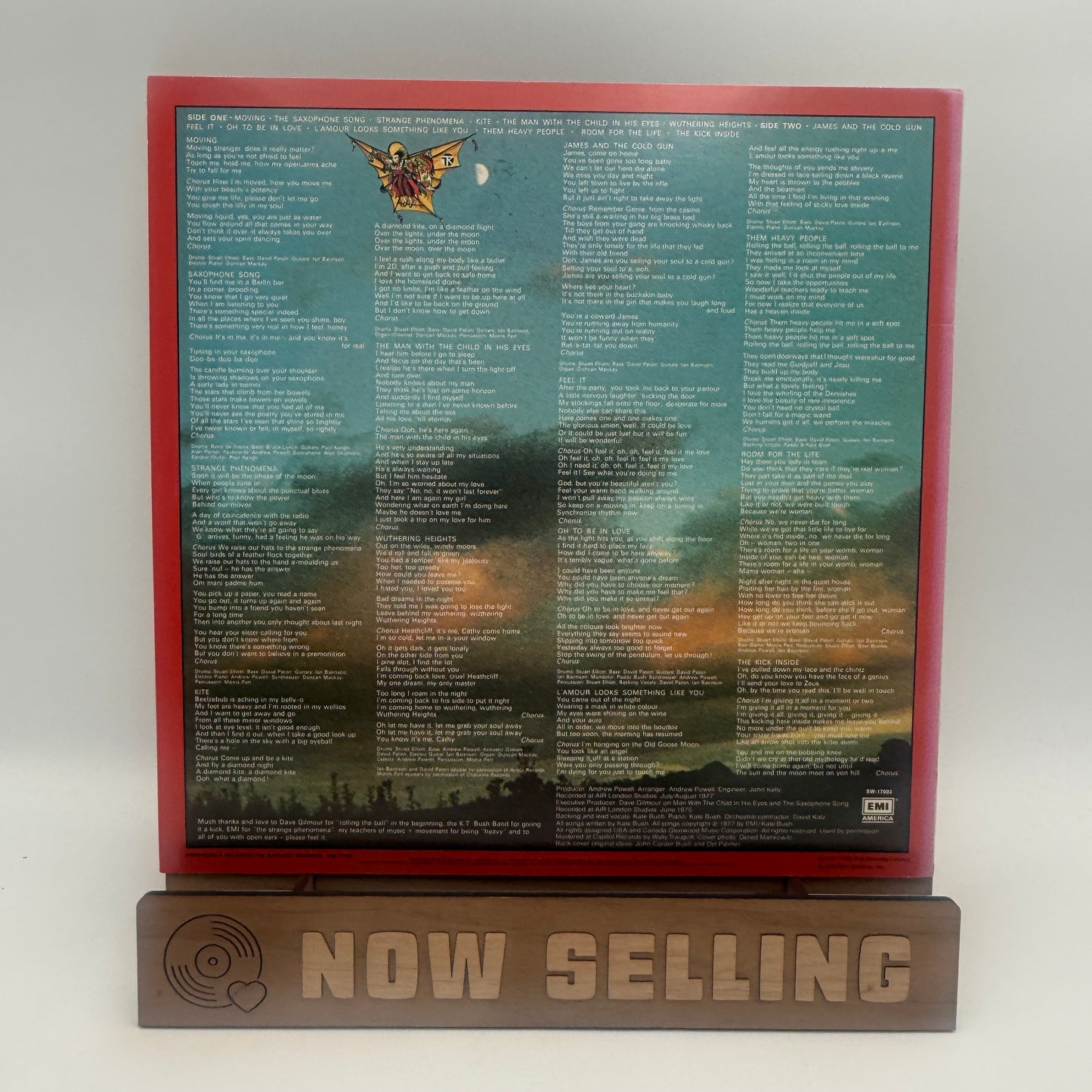 Kate Bush - The Kick Inside Vinyl LP 1987 Reissue Alt Cover