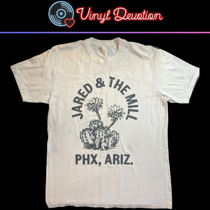 Jared & The Mill Band White T-Shirt Size L Wheelwright