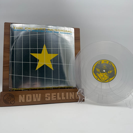 Desert Sessions - Volume V: Poetry For The Masses Vinyl 10" Clear Original QOTSA