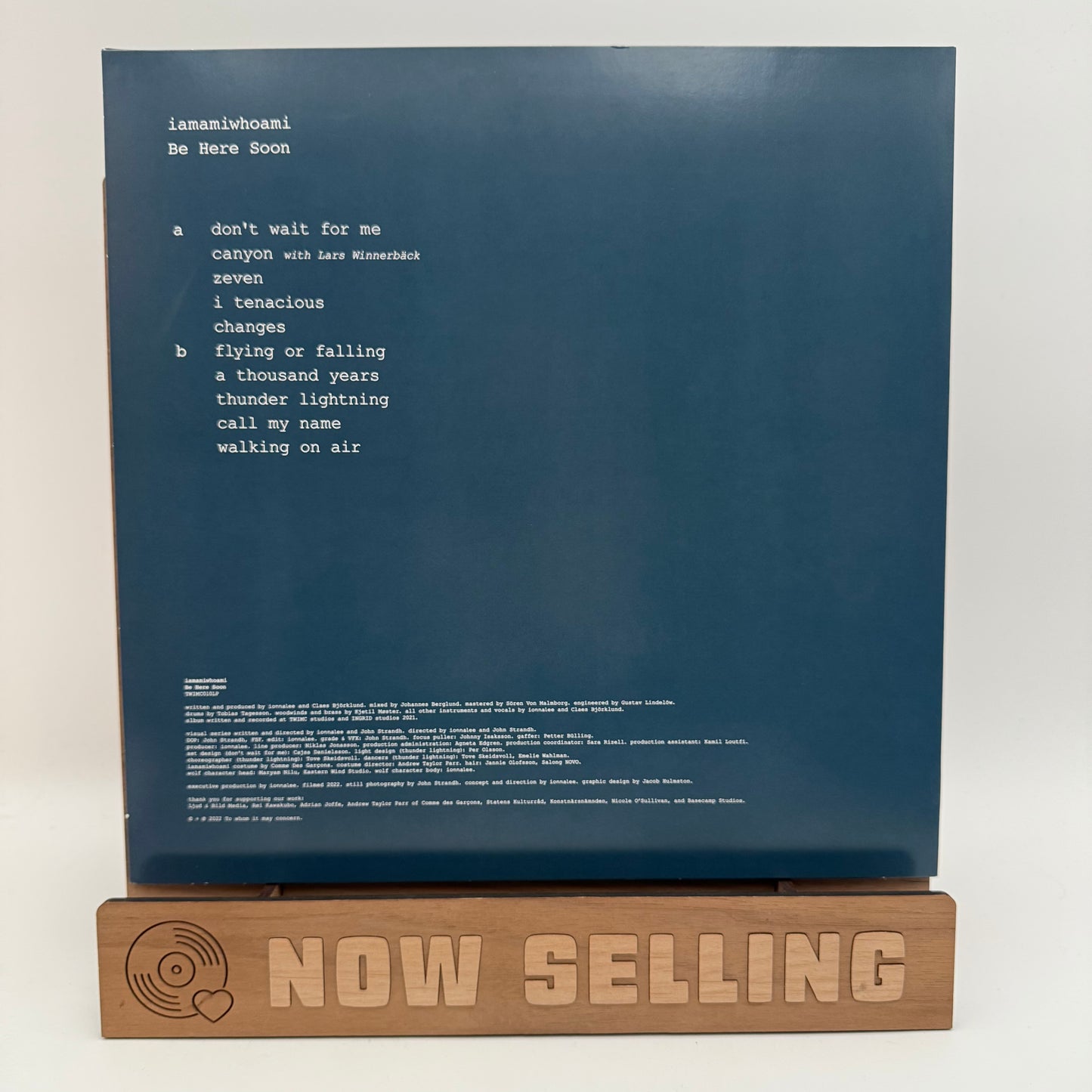 iamamiwhoami - Be Here Soon Vinyl LP Nude ionnalee