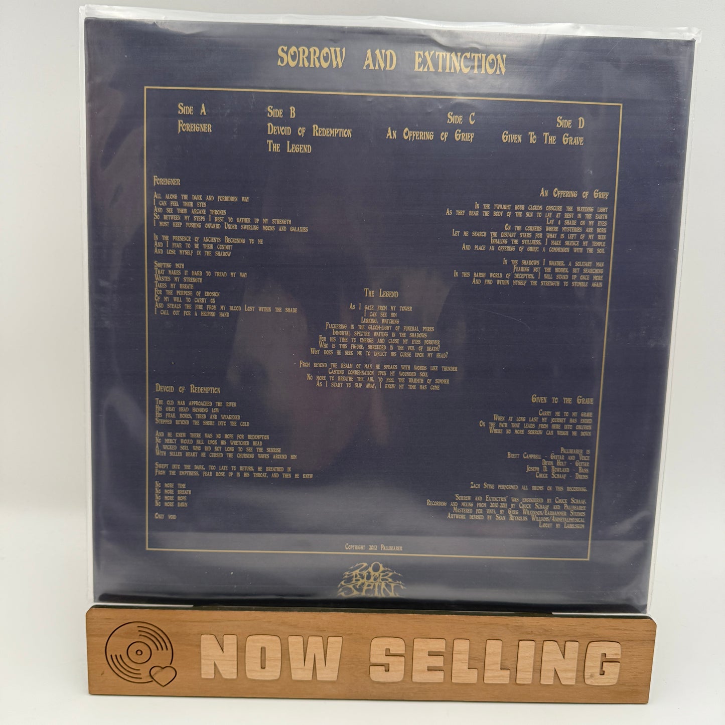 Pallbearer - Sorrow And Extinction Vinyl LP Electric Blue