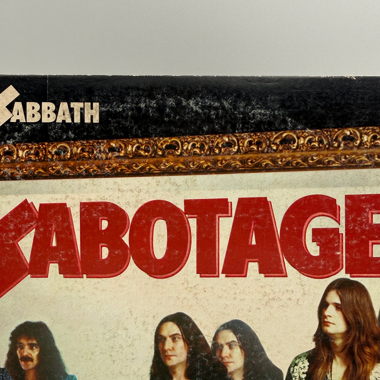 Black Sabbath - Sabotage Vinyl LP Original 1st Press US Pitman G+/G+