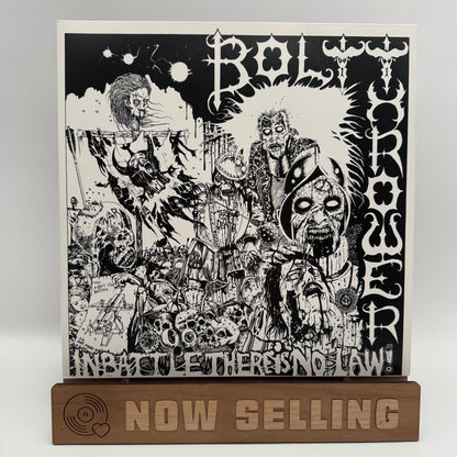 Bolt Thrower - In Battle There Is No Law! Vinyl LP White Back On Black