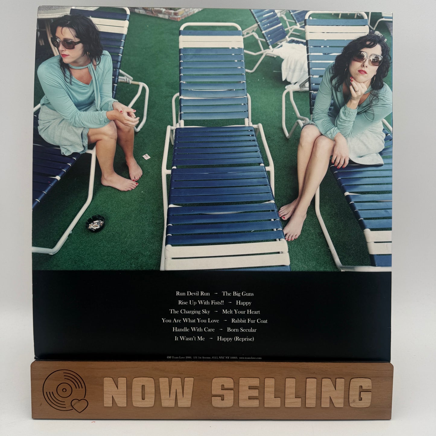 Jenny Lewis with The Watson Twins - Rabbit Fur Coat Vinyl LP Reissue Red White Swirl