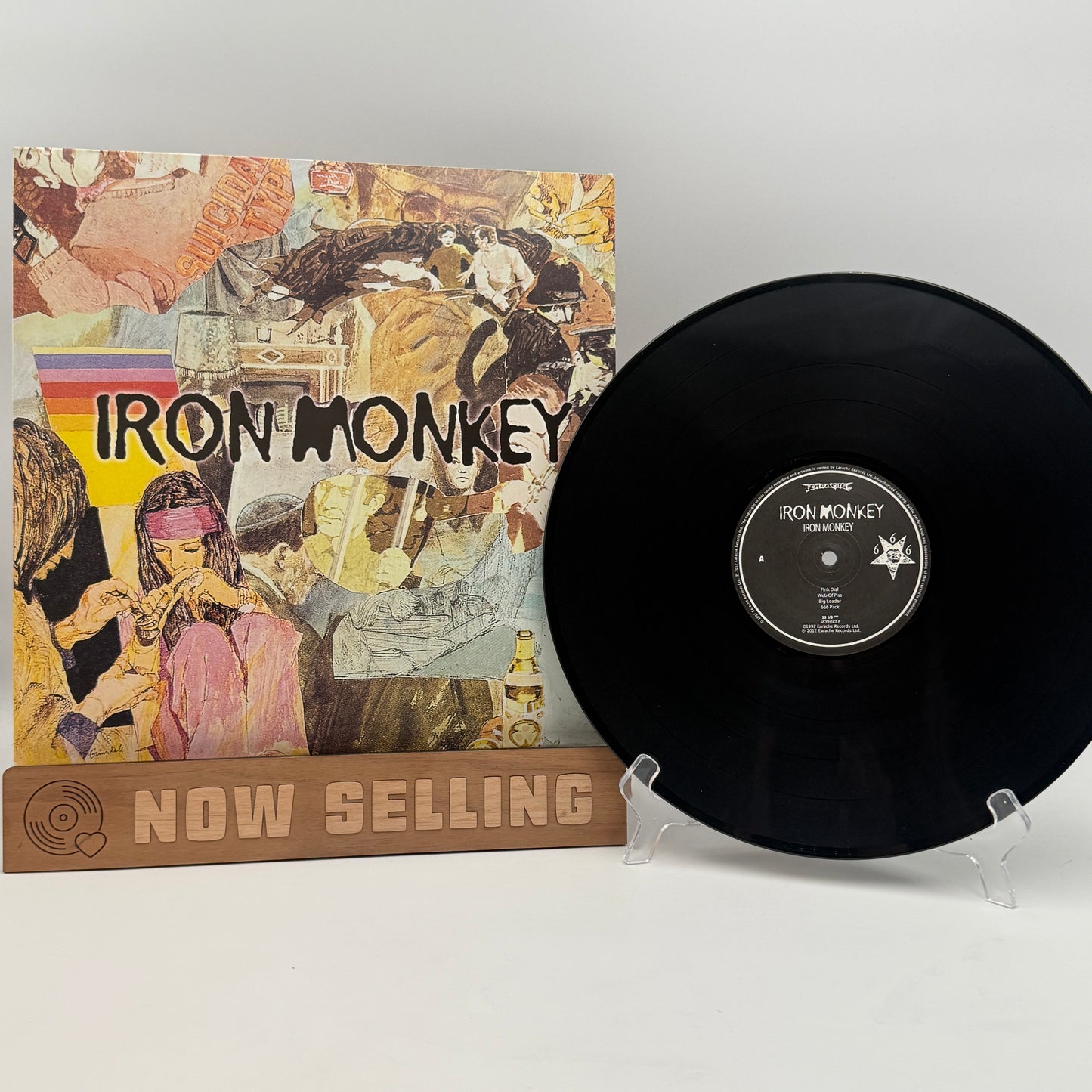 Iron Monkey - Iron Monkey Self Titled Vinyl LP Black