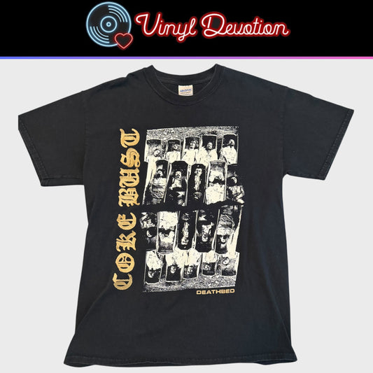 Coke Bust Straight Edge Hardcore Band Deathbed Degradation EP T-Shirt Size M