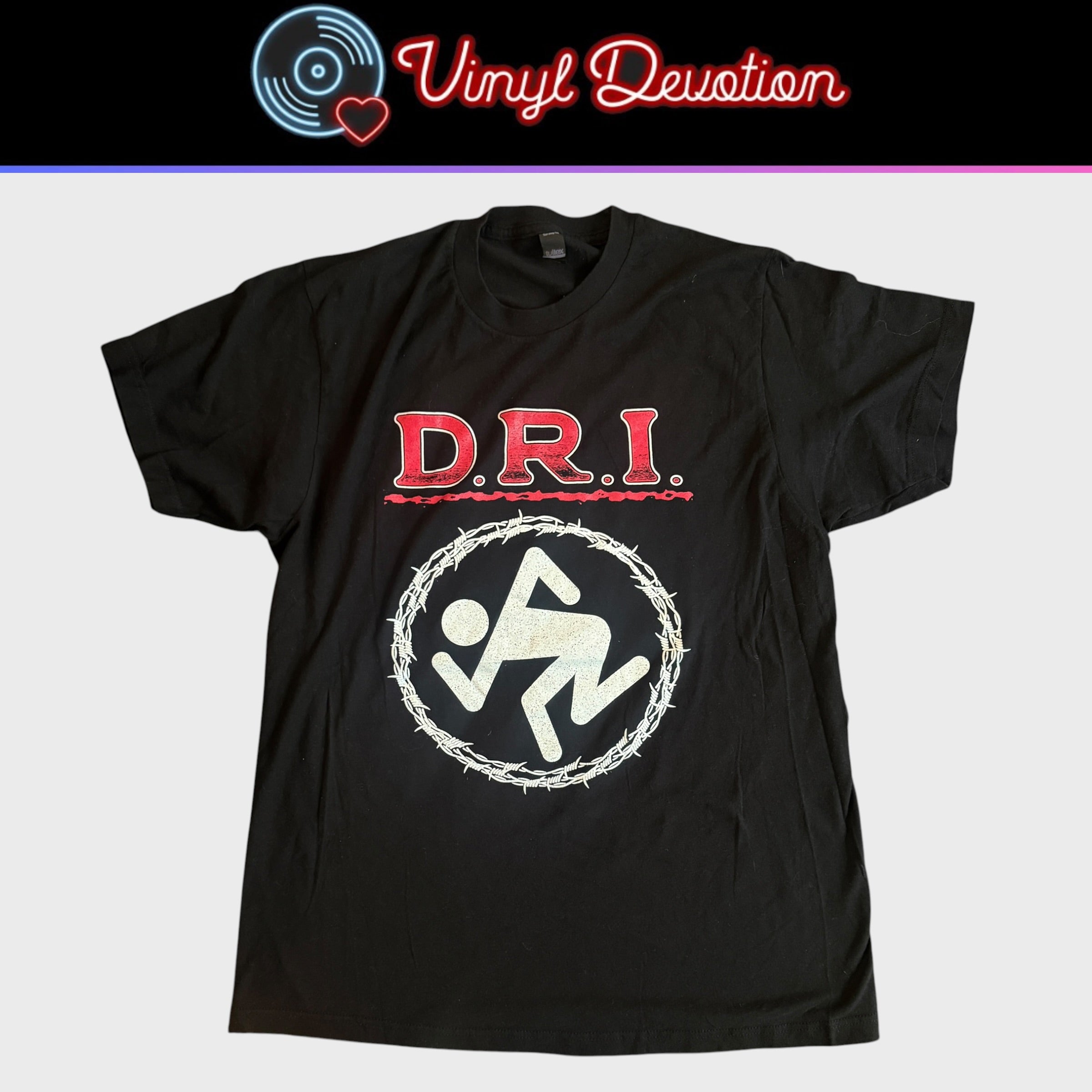 D.R.I. Dirty Rotten Imbeciles Band World Tour 2018 T-Shirt Size L