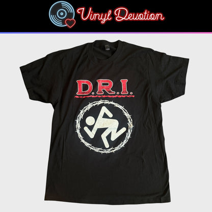D.R.I. Dirty Rotten Imbeciles Band World Tour 2018 T-Shirt Size L