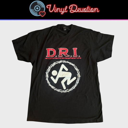 D.R.I. Dirty Rotten Imbeciles Band World Tour 2018 T-Shirt Size L