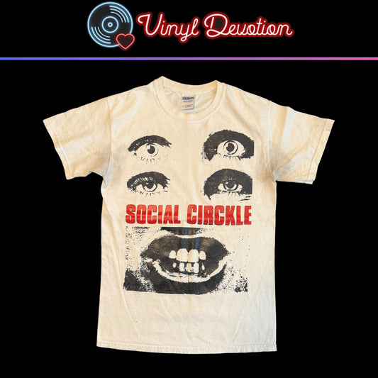 Social Circkle Band 2011 European Tour White T-Shirt Size S Boston Hardcore