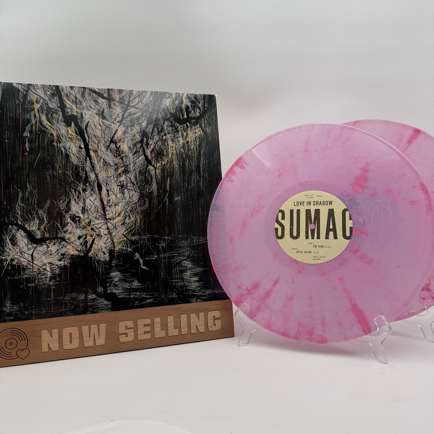 Sumac - Love In Shadow Vinyl LP Clear w/ Pink Streaks