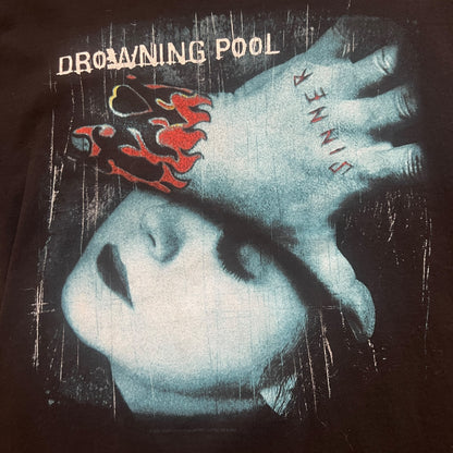 Drowning Pool Band Sinner 2001 Vintage T-Shirt Size M